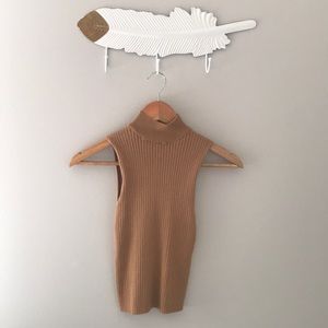 Rue21 Tan Turtleneck tank top